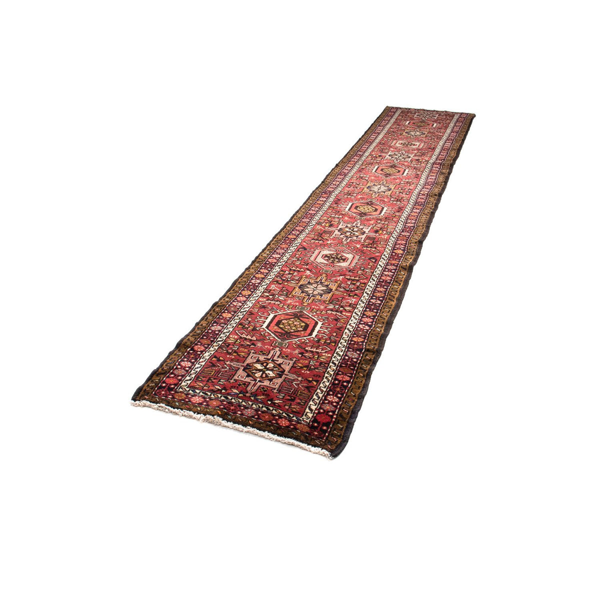Loper Perzisch Tapijt - Nomadisch - 391 x 71 cm - roest