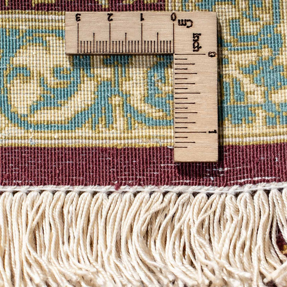 Perzisch tapijt - Ghom - 90 x 59 cm - bruin