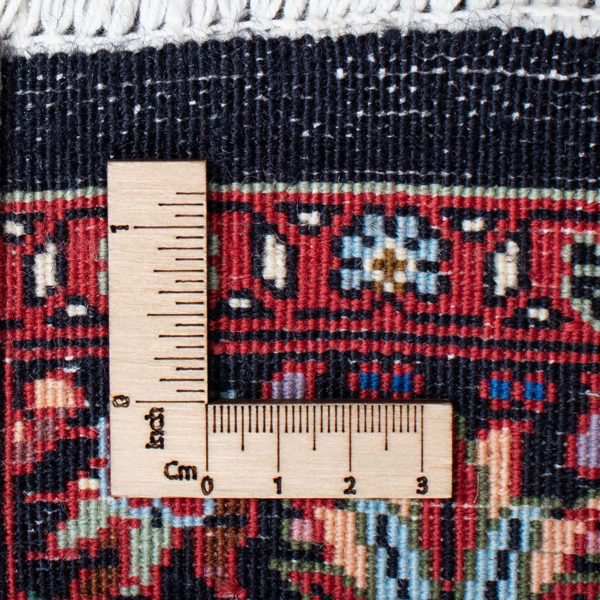 Loper Perzisch tapijt - Bijar - 195 x 100 cm - donkerblauw