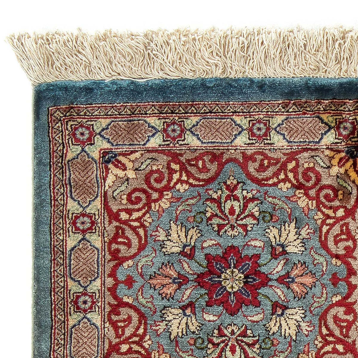 Qom Tapijt 57x75cm - Perzisch tapijt