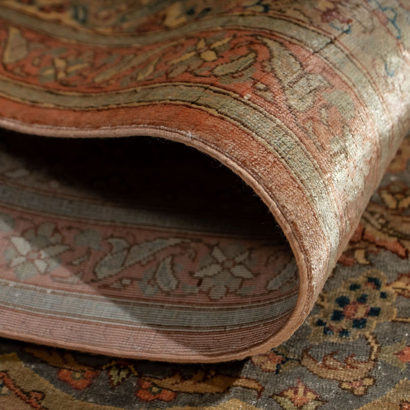 Perzisch tapijt - Ghom - 76 x 57 cm - veelkleurig