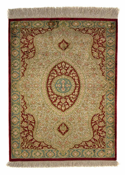 Qom Tapijt 58x78cm - Perzisch tapijt