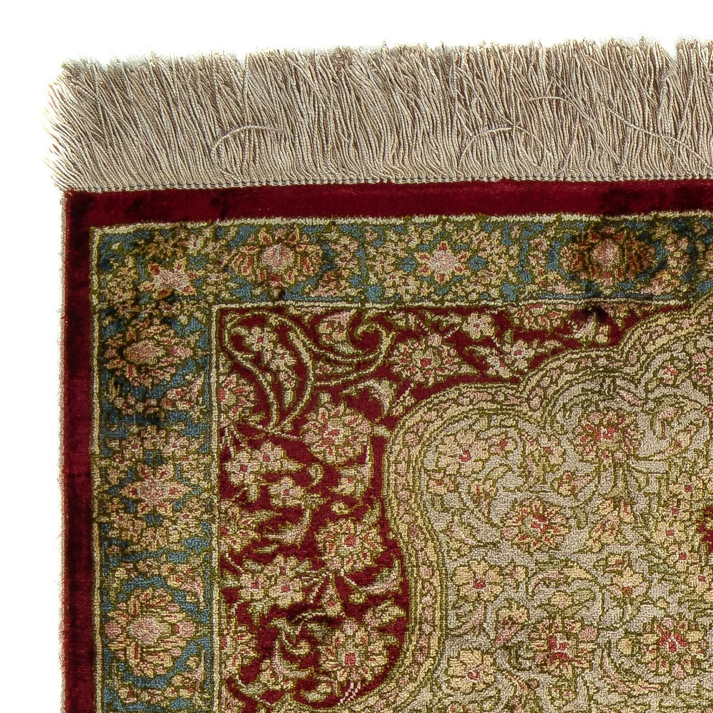 Qom Tapijt 78x58cm - Perzisch tapijt