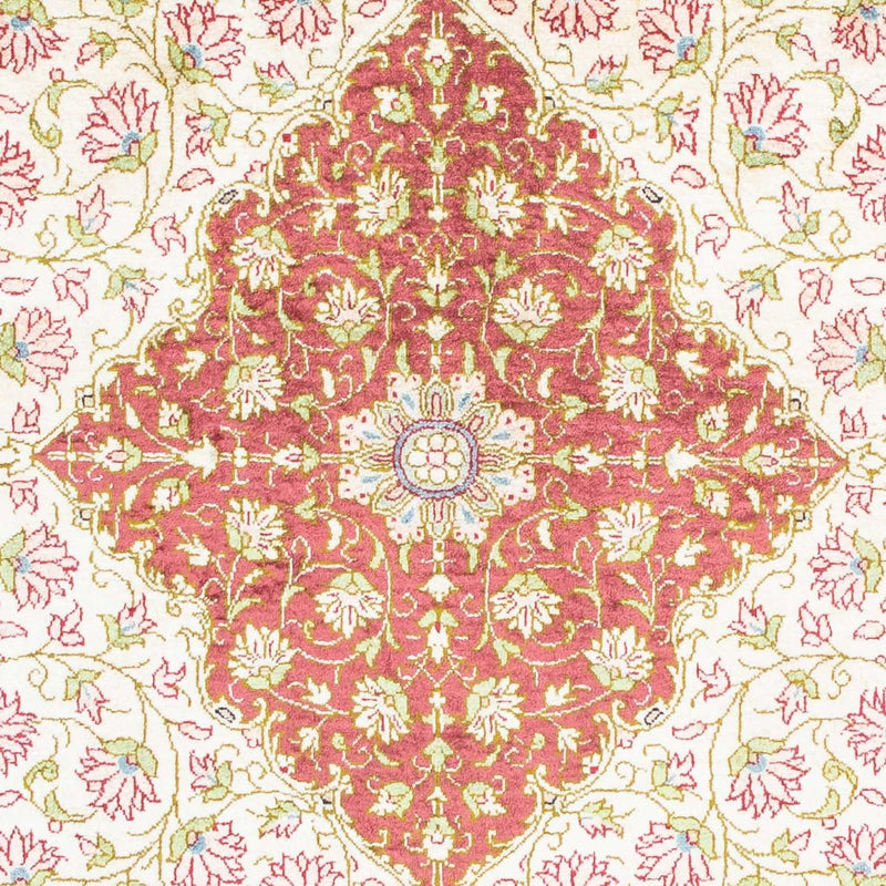 Perzisch tapijt - Ghom - 125 x 80 cm - beige