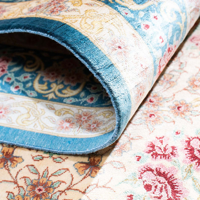 Perzisch tapijt - Ghom - 123 x 77 cm - beige