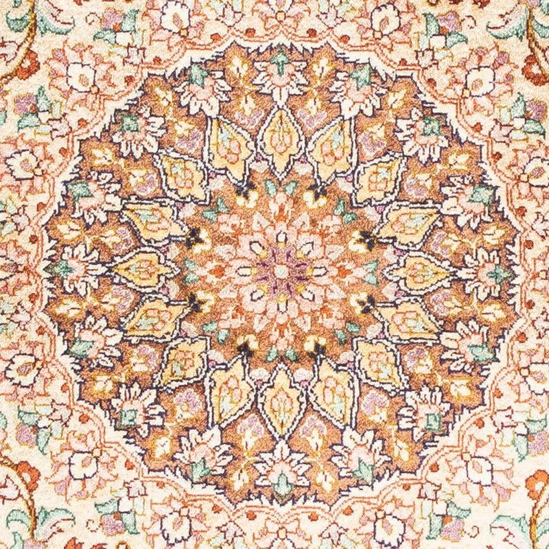 Perzisch tapijt - Ghom - 123 x 76 cm - beige