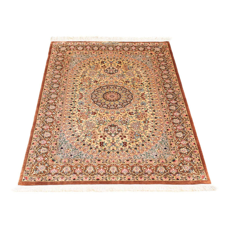 Perzisch tapijt - Ghom - 123 x 76 cm - beige