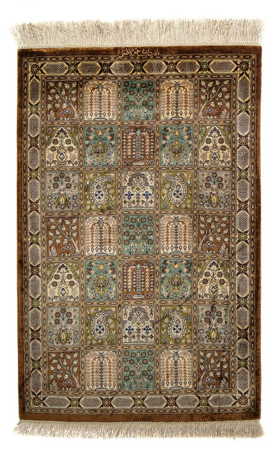 Qom Tapijt 59x93cm - Perzisch tapijt