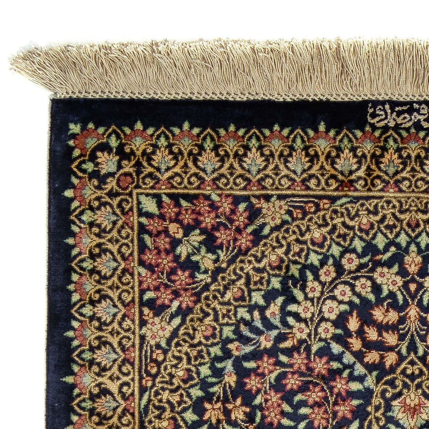 Qom Tapijt 91x61cm - Perzisch tapijt