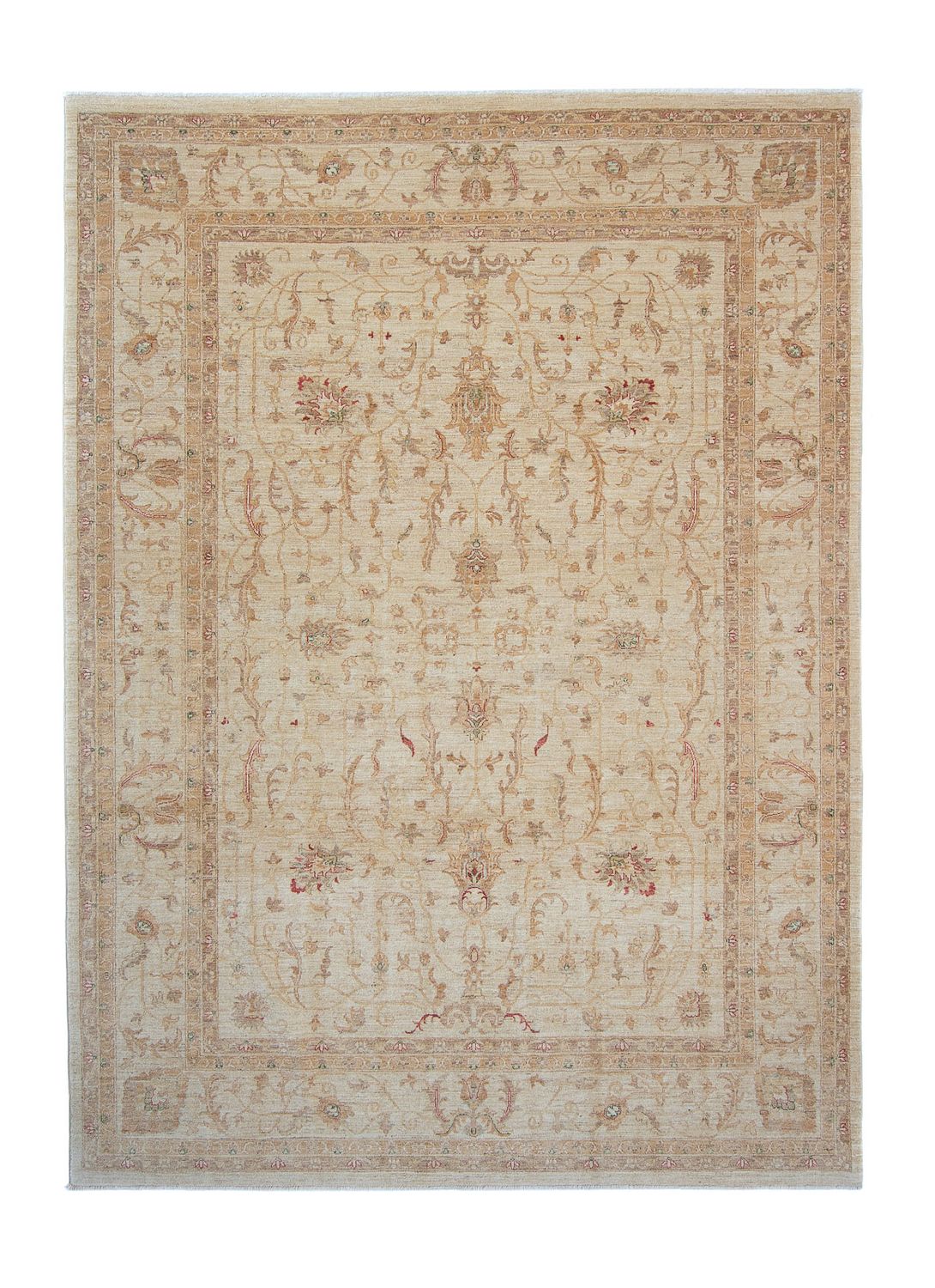 Ziegler tapijt - 347 x 245 cm - licht beige