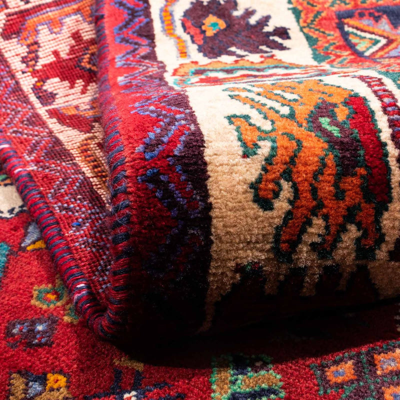 Perzisch Tapijt - Nomadisch - 242 x 158 cm - donkerrood