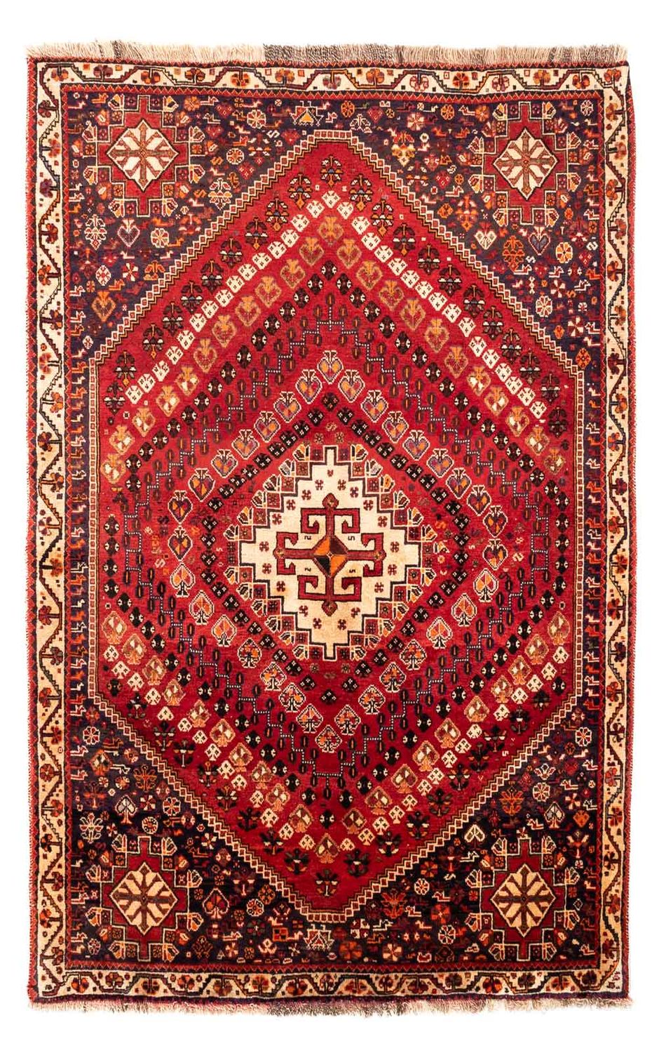 Perzisch Tapijt - Nomadisch - 256 x 163 cm - donkerrood