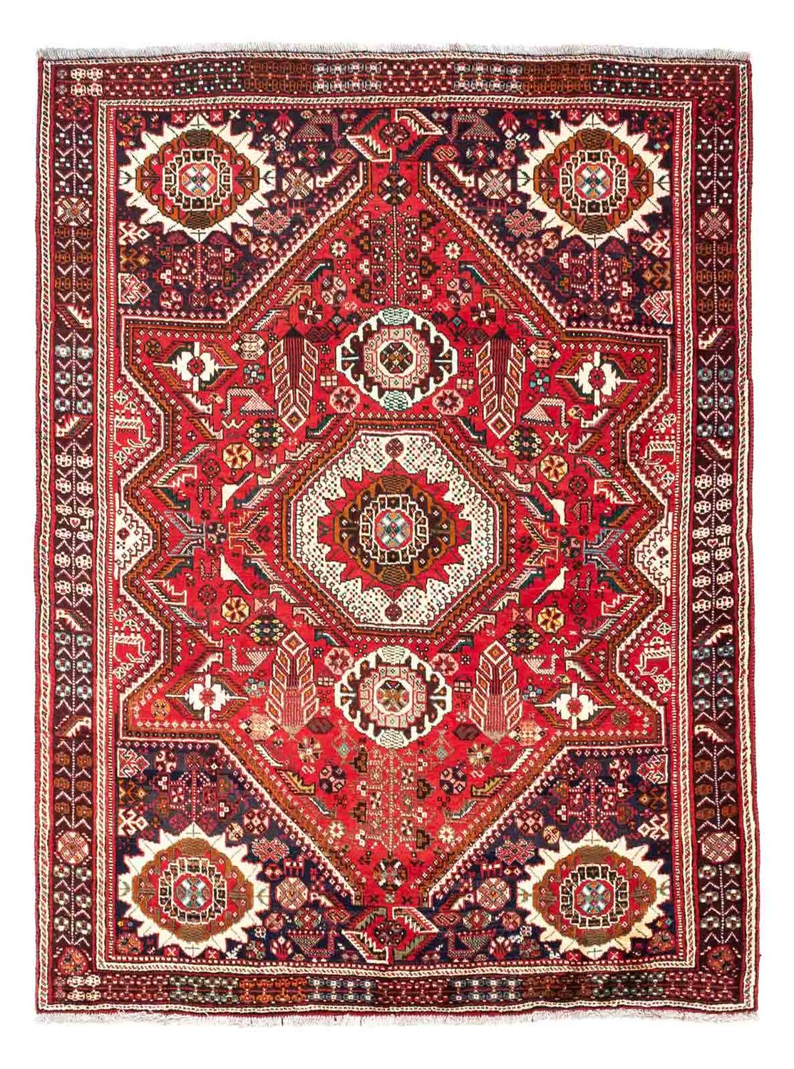 Perzisch Tapijt - Nomadisch - 218 x 164 cm - rood