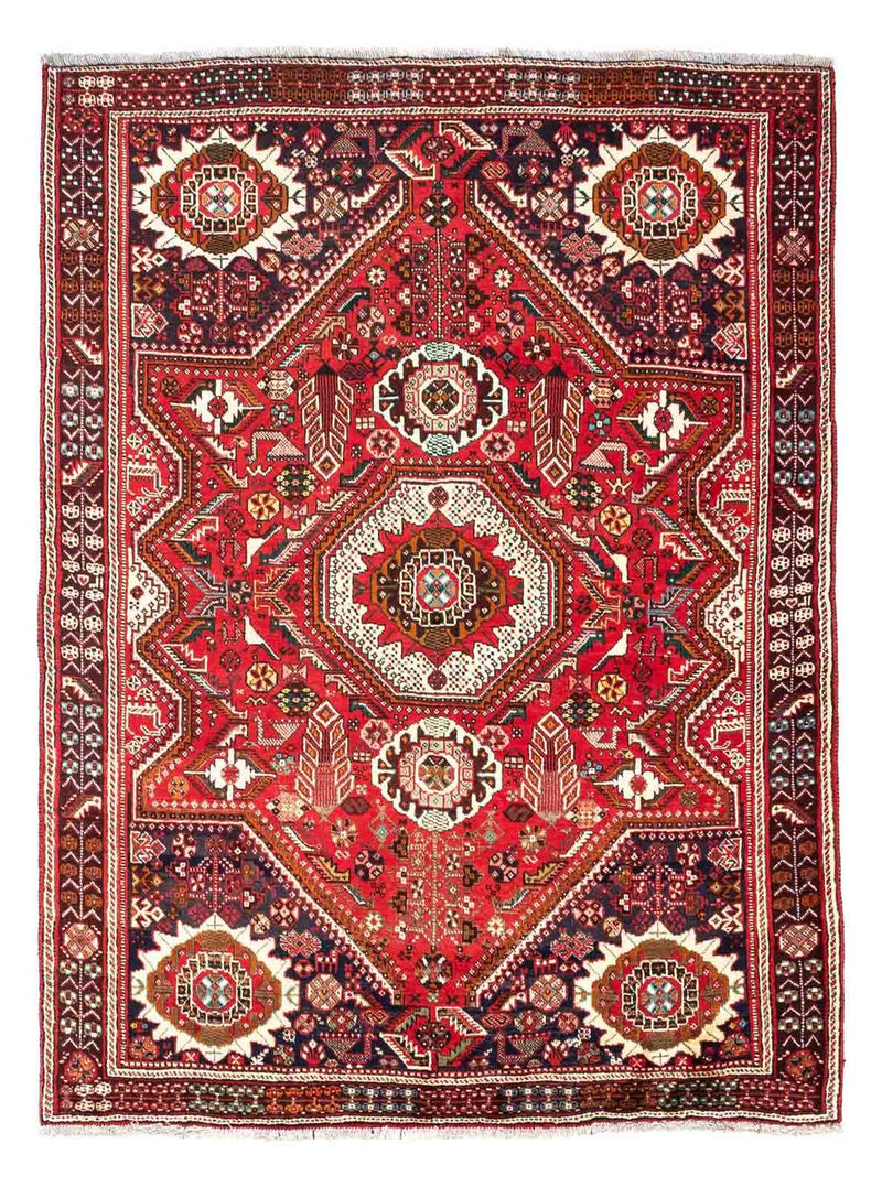 Perzisch Tapijt - Nomadisch - 218 x 164 cm - rood