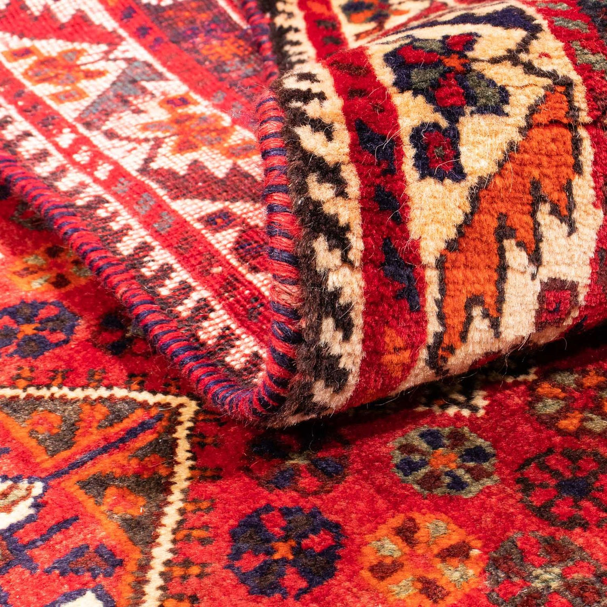 Perzisch Tapijt - Nomadisch - 159 x 120 cm - donkerrood