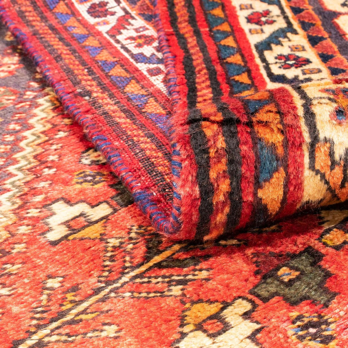 Perzisch Tapijt - Nomadisch - 167 x 128 cm - donkerrood