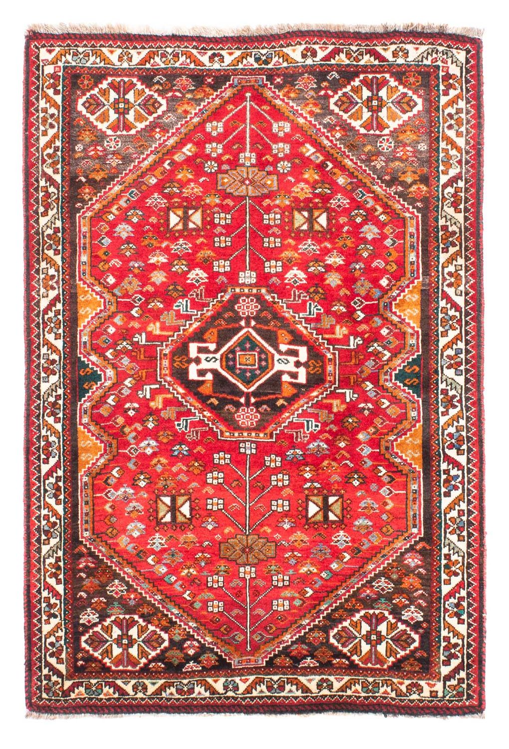 Perzisch Tapijt - Nomadisch - 155 x 106 cm - rood
