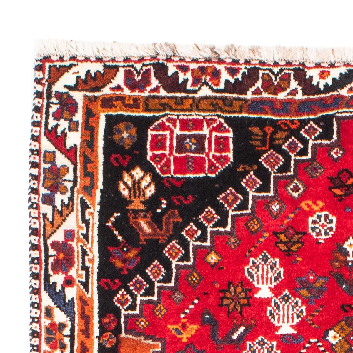 Perzisch Tapijt - Nomadisch - 168 x 105 cm - donkerrood