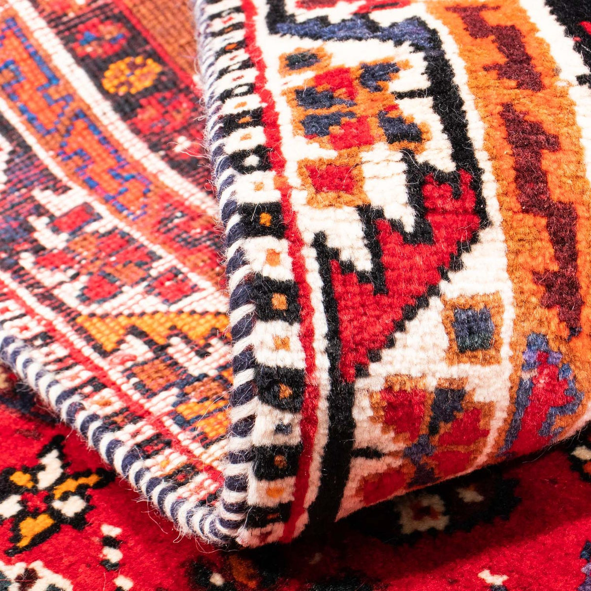 Perzisch Tapijt - Nomadisch - 168 x 105 cm - donkerrood