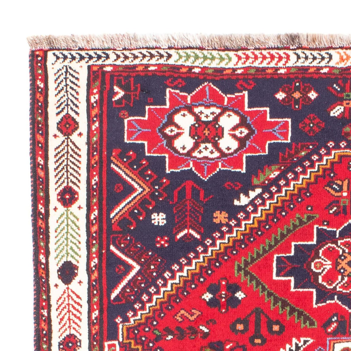 Perzisch Tapijt - Nomadisch - 158 x 117 cm - donkerrood