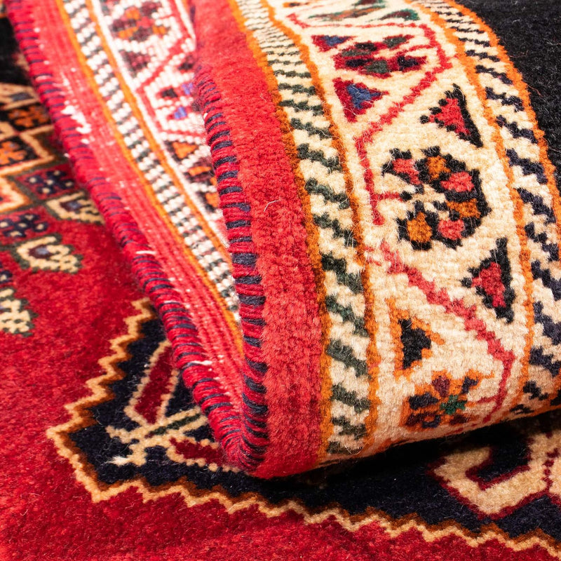 Perzisch Tapijt - Nomadisch - 155 x 110 cm - donkerrood