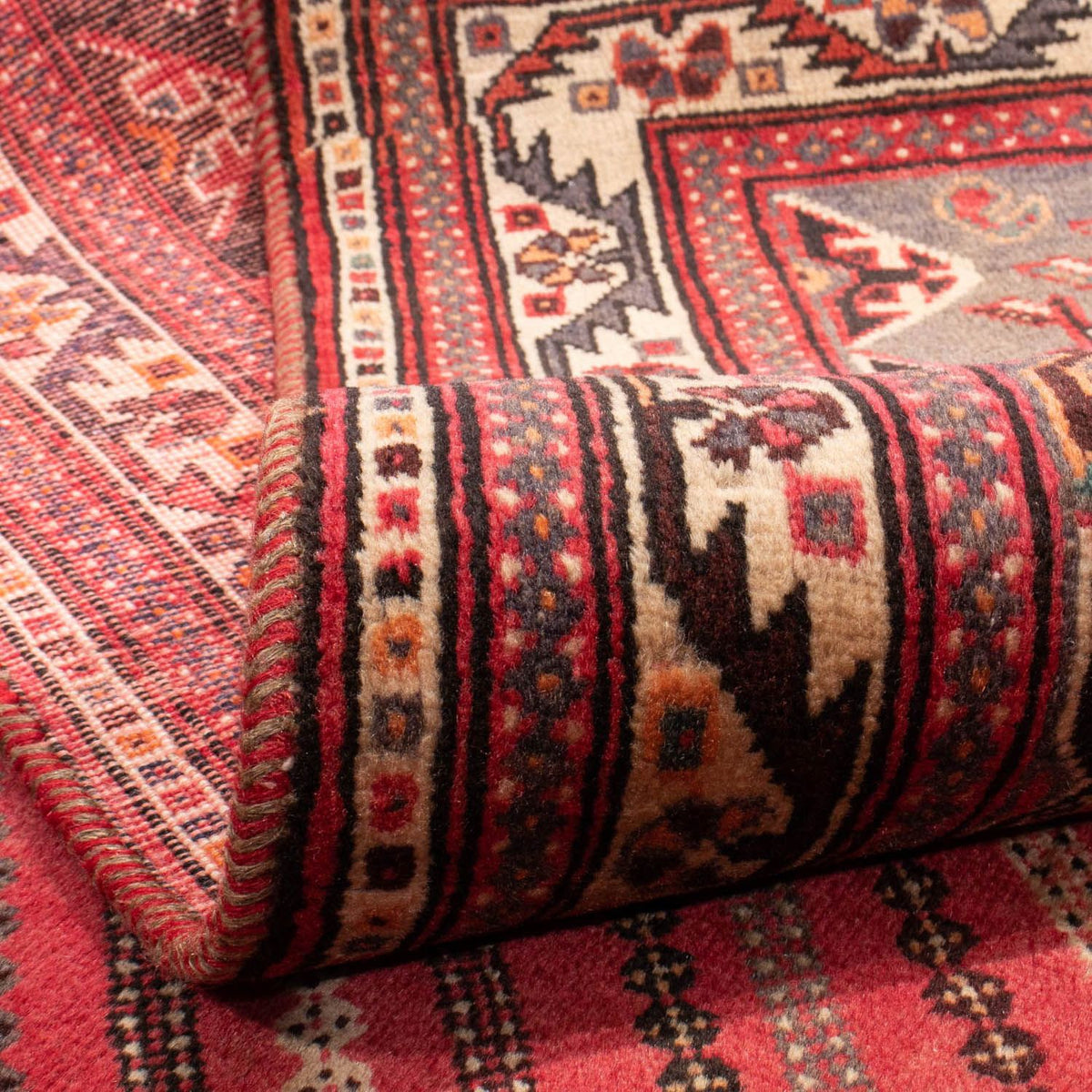 Perzisch Tapijt - Nomadisch - 289 x 213 cm - rood