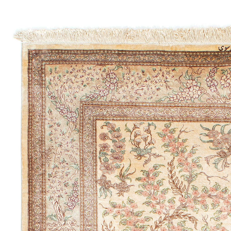 Perzisch tapijt - Ghom - 157 x 102 cm - beige