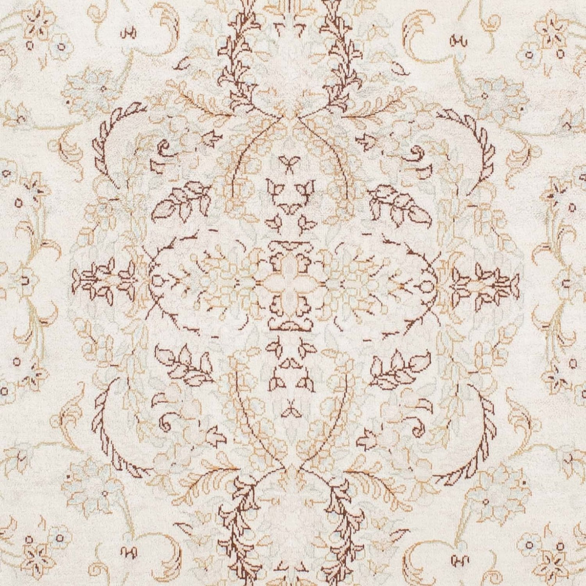 Perzisch tapijt - Ghom - 147 x 99 cm - beige