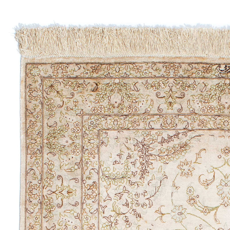 Perzisch tapijt - Ghom - 147 x 99 cm - beige