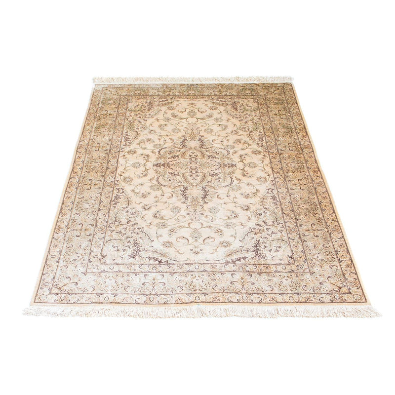 Perzisch tapijt - Ghom - 147 x 99 cm - beige