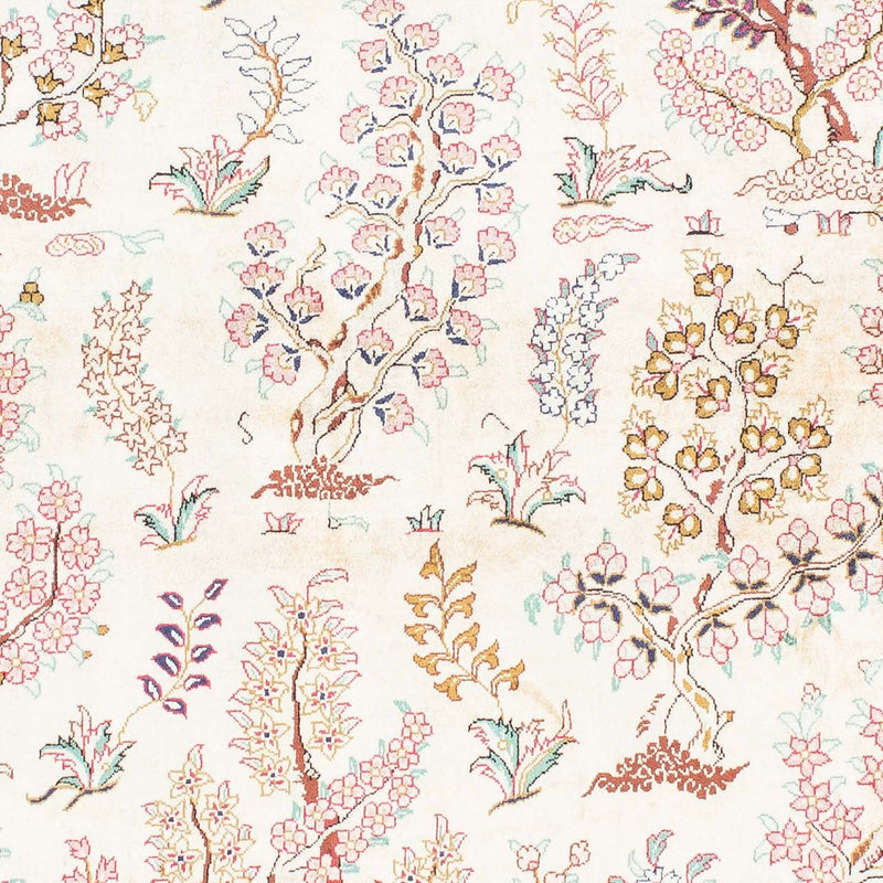 Perzisch tapijt - Ghom - 146 x 104 cm - beige