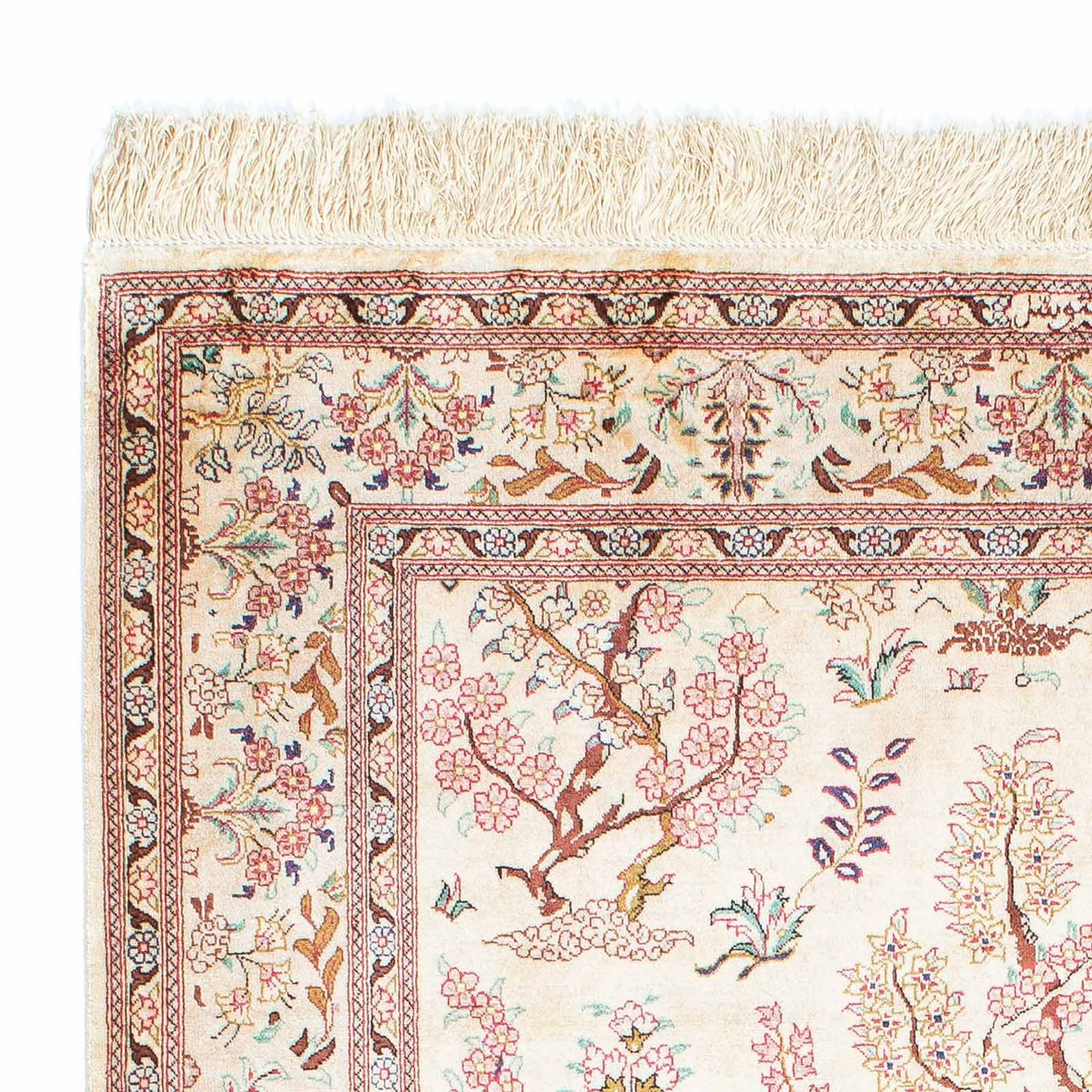 Qom Tapijt 146x104cm - Perzisch tapijt