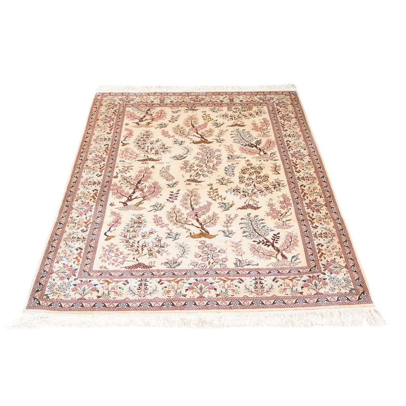 Perzisch tapijt - Ghom - 146 x 104 cm - beige