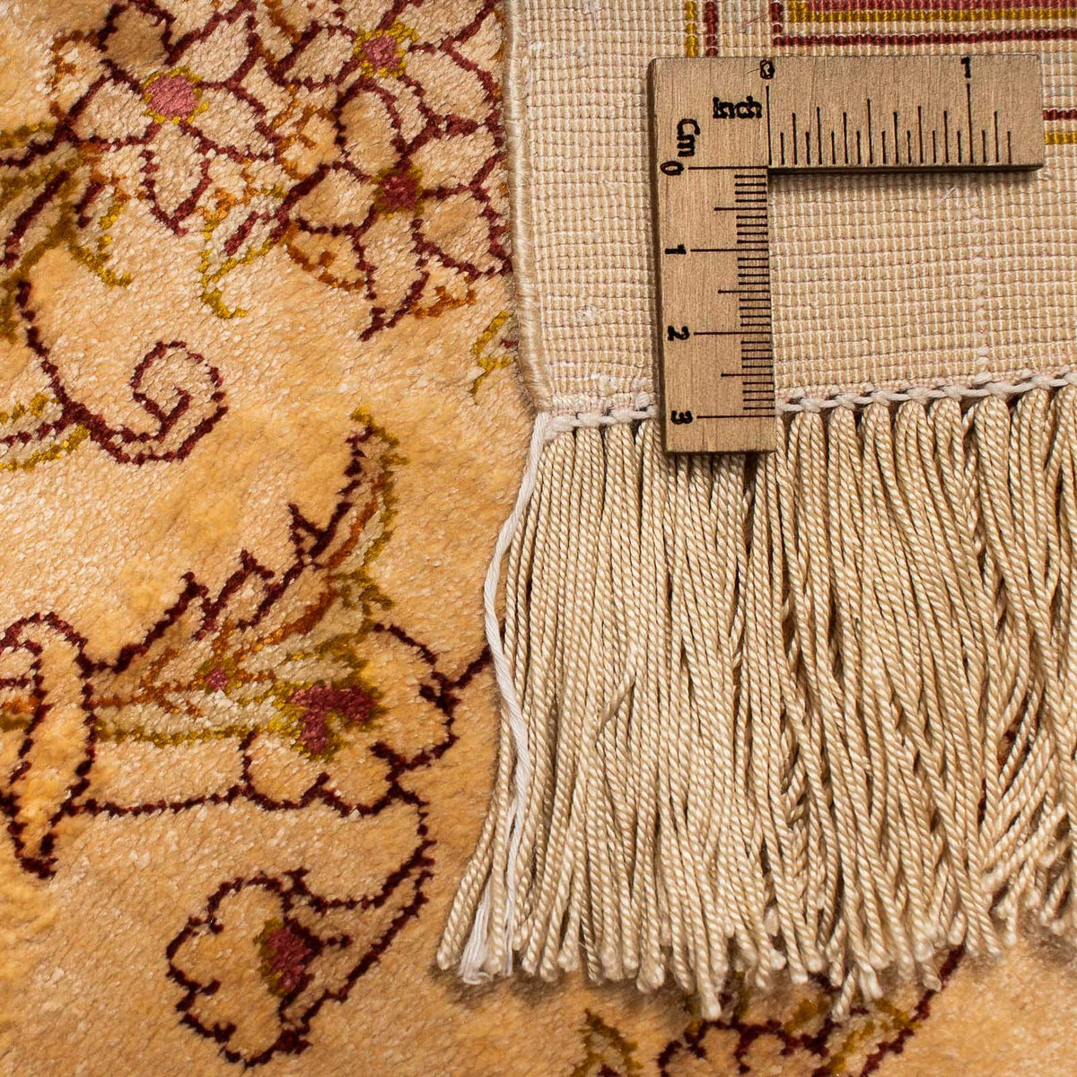 Zijden tapijt - Ghom Silk - Premium - 237 x 154 cm - bruin