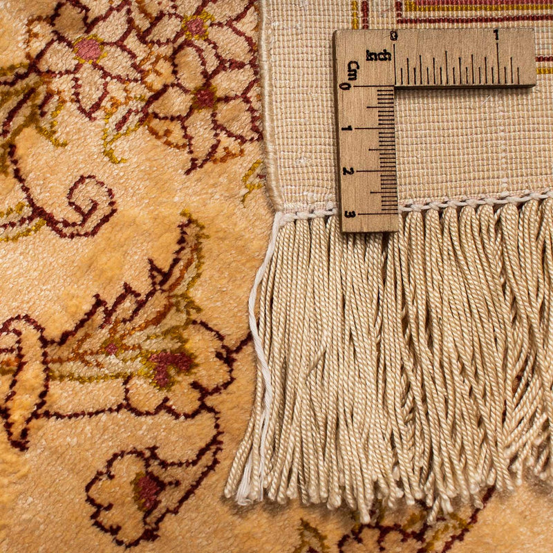 Zijden tapijt - Ghom Silk - Premium - 237 x 154 cm - bruin