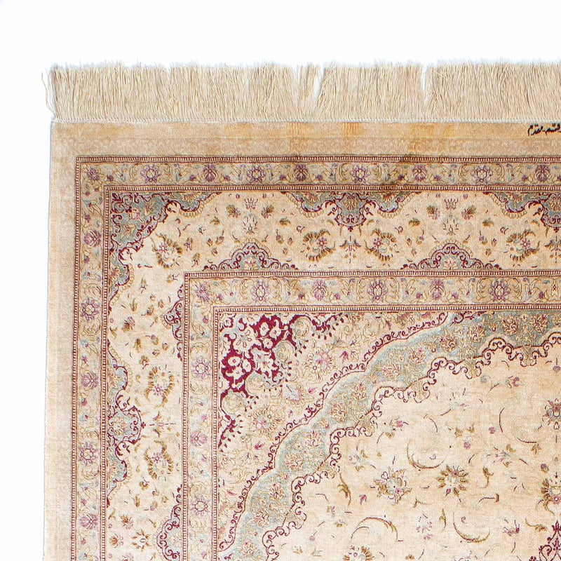 Perzisch tapijt - Ghom - 233 x 158 cm - beige