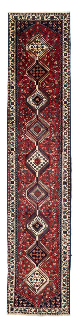 Loper Perzisch Tapijt - Nomadisch - 380 x 78 cm - donkerrood