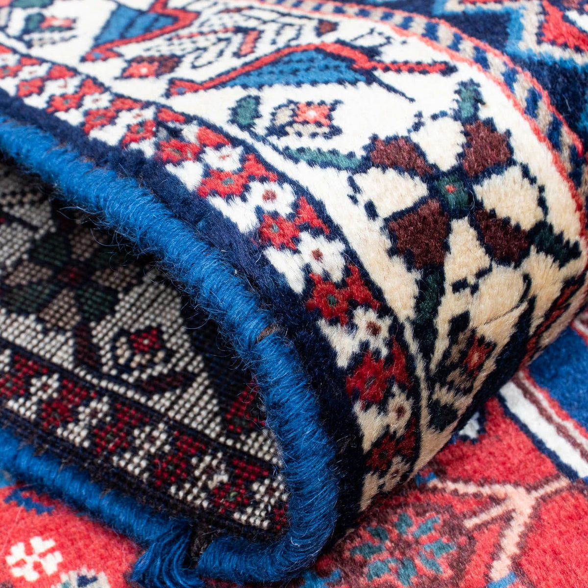 Loper Perzisch Tapijt - Nomadisch - 380 x 78 cm - donkerrood