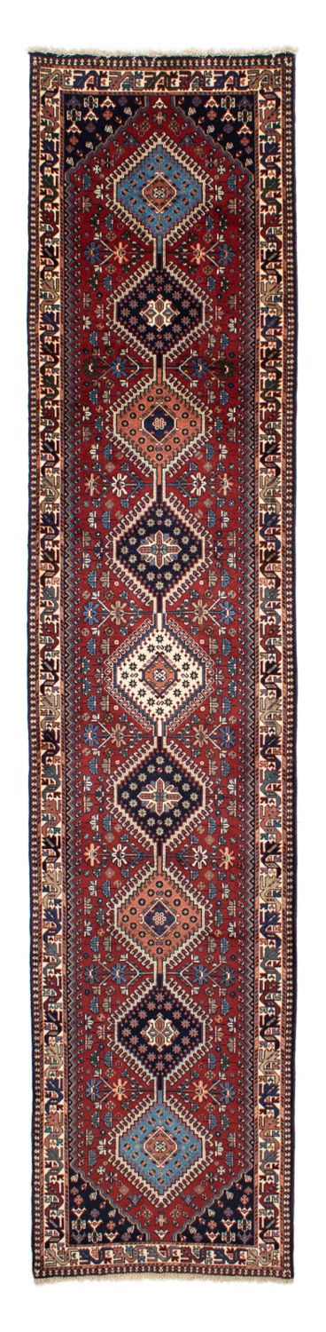 Loper Perzisch Tapijt - Nomadisch - 373 x 80 cm - donkerrood