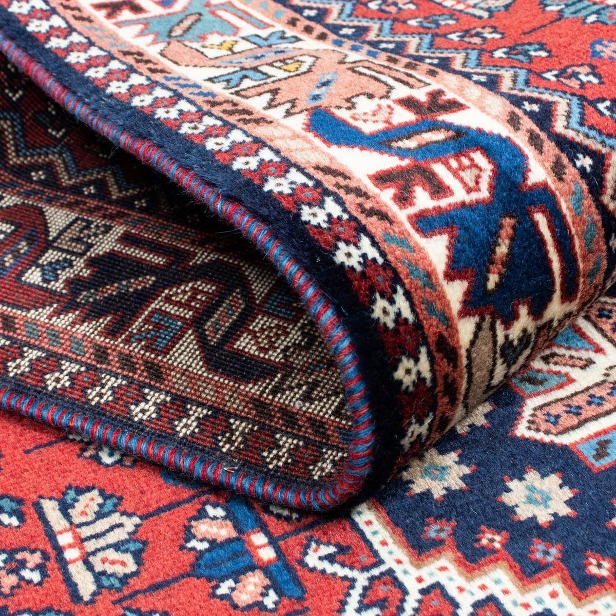 Loper Perzisch Tapijt - Nomadisch - 373 x 80 cm - donkerrood