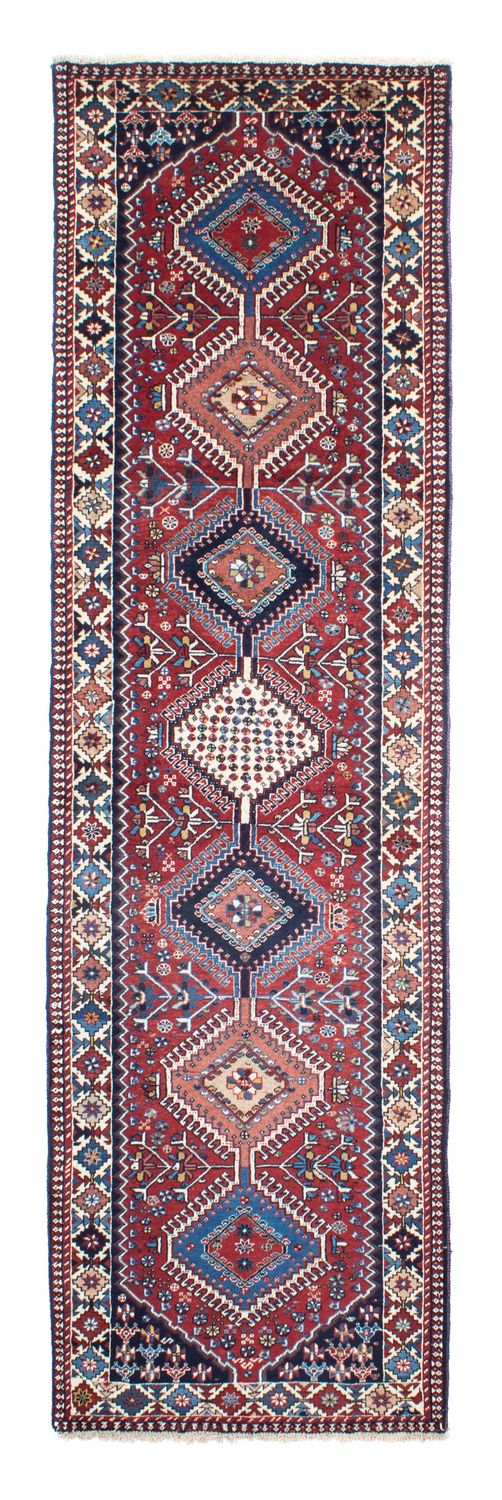 Loper Perzisch Tapijt - Nomadisch - 302 x 80 cm - veelkleurig