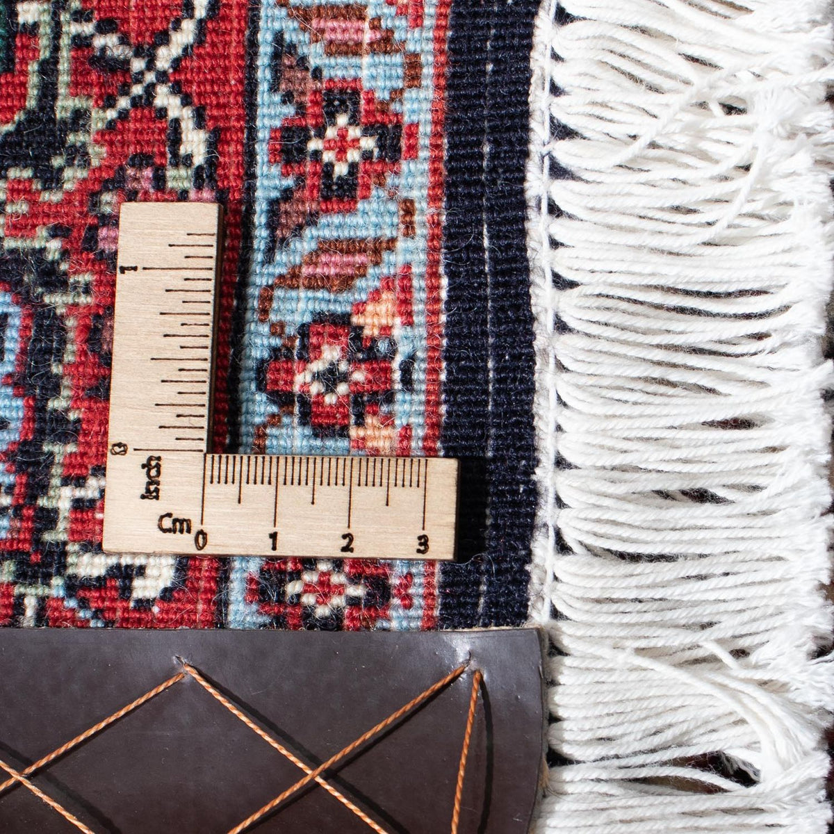 Loper Perzisch tapijt - Bijar - 212 x 74 cm - donkerrood