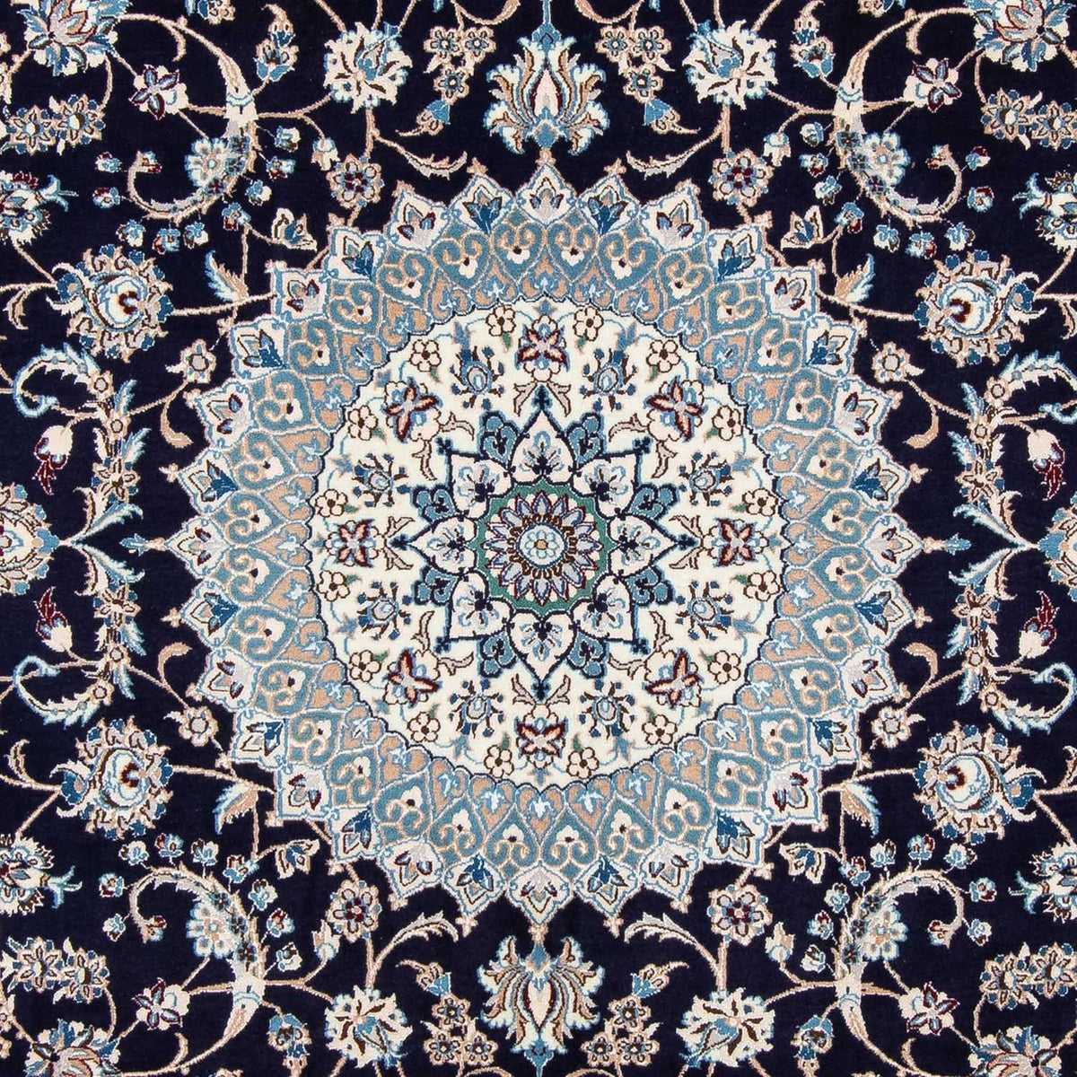 Perzisch tapijt - Nain - Koninklijk - 300 x 197 cm - zwart