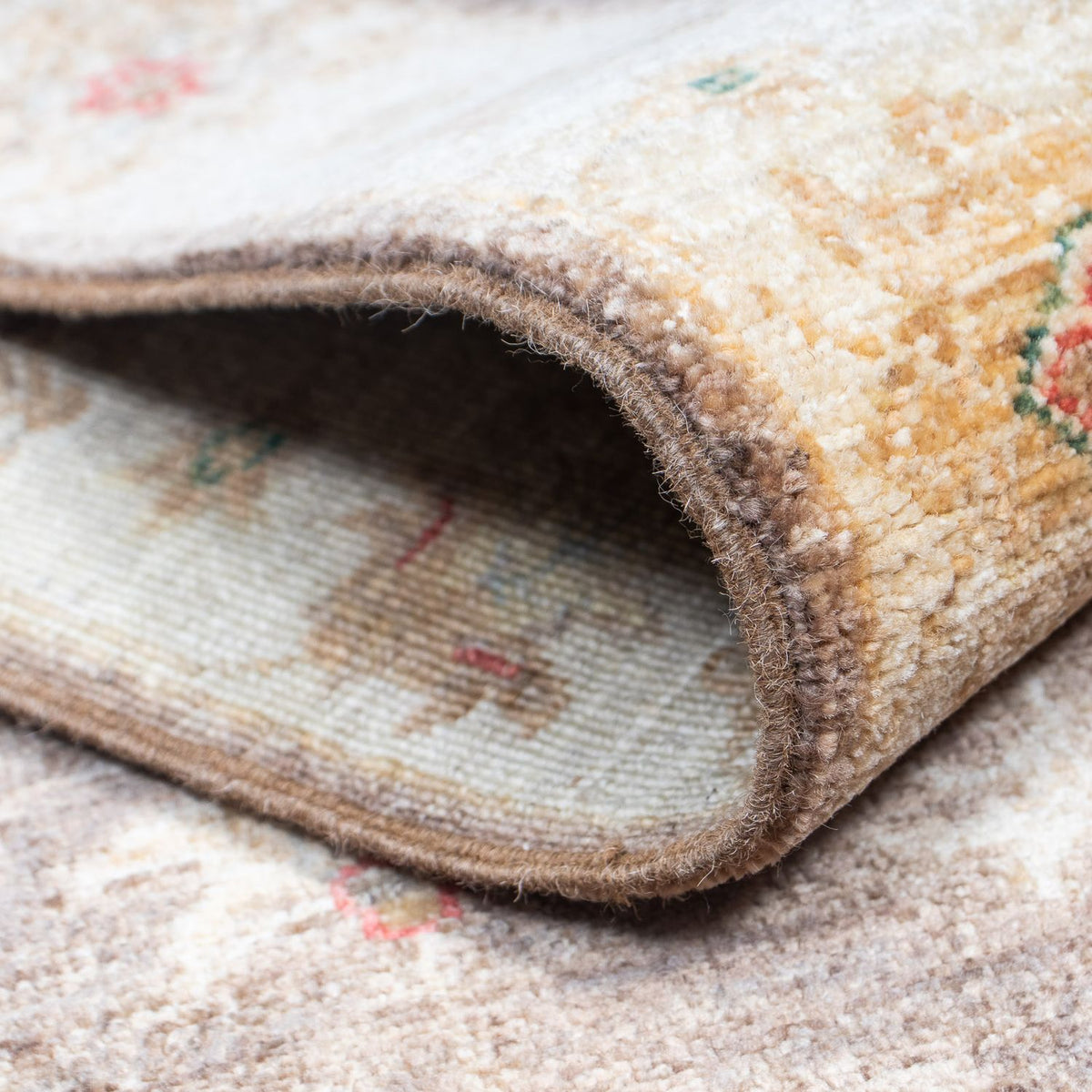 Loper Ziegler tapijt - 295 x 82 cm - bruin