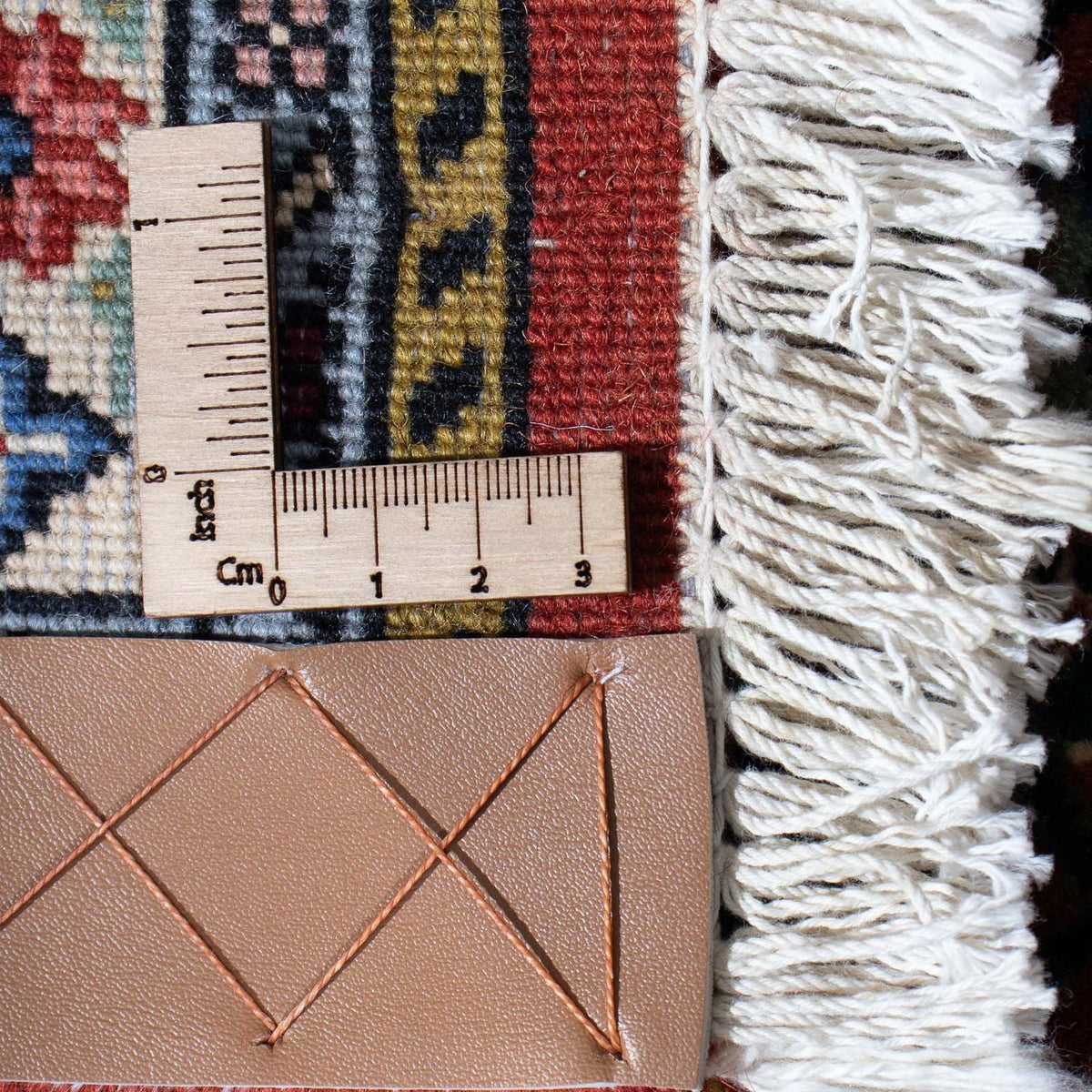 Loper Perzisch tapijt - Bijar - 225 x 61 cm - beige