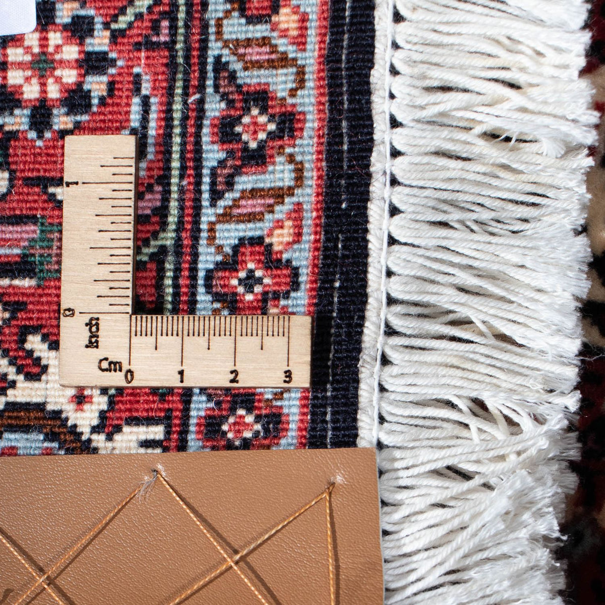 Loper Perzisch tapijt - Bijar - 214 x 73 cm - donkerblauw