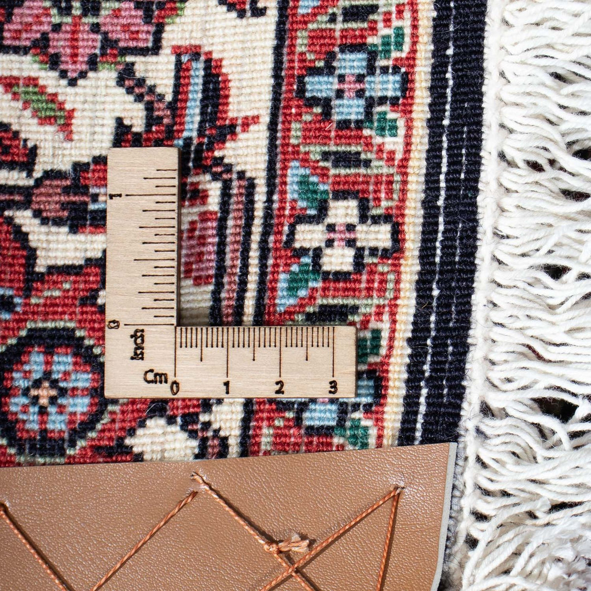 Loper Perzisch tapijt - Bijar - 208 x 73 cm - donkerblauw