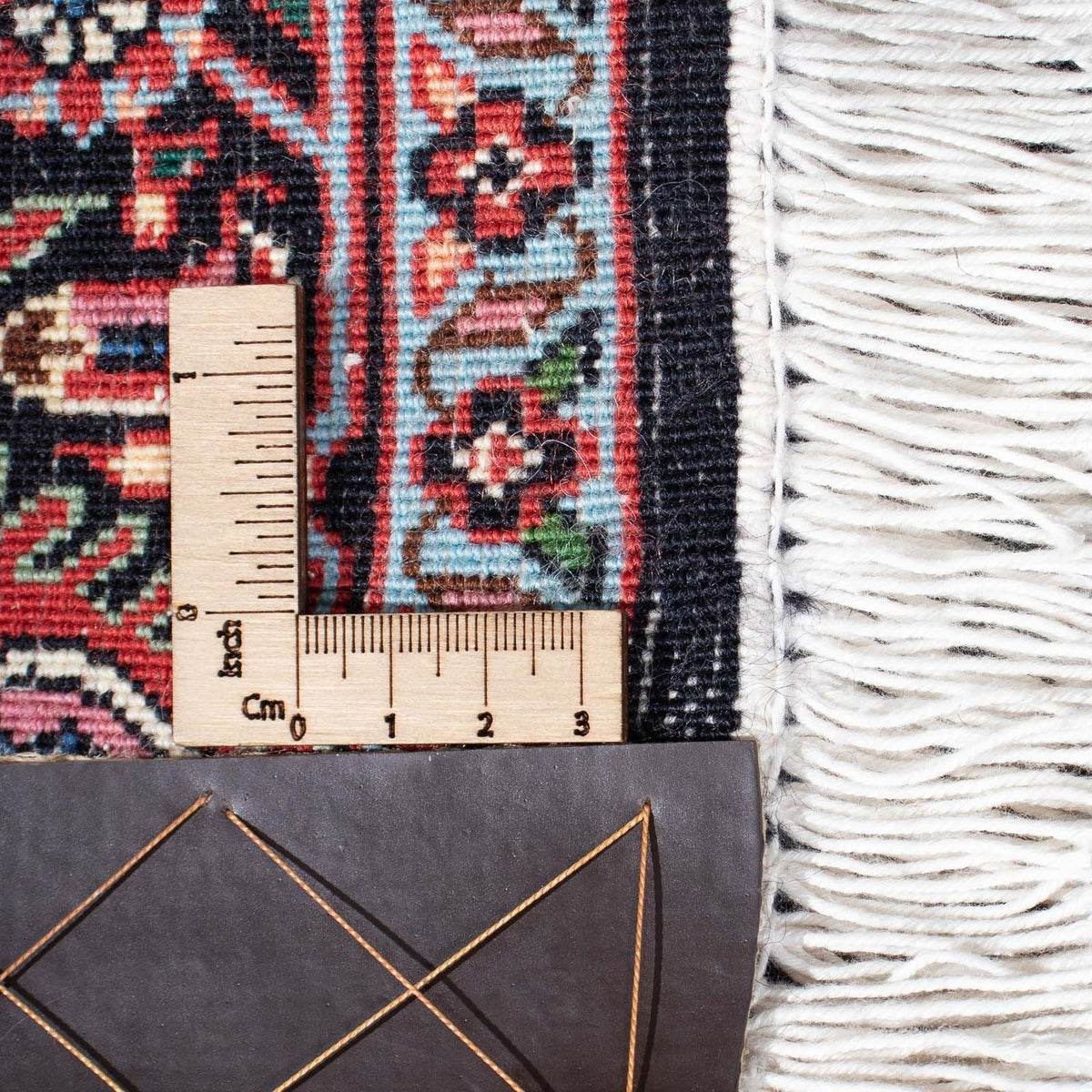 Loper Perzisch tapijt - Bijar - 198 x 73 cm - beige