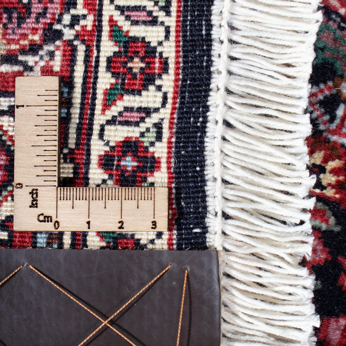 Loper Perzisch tapijt - Bijar - 196 x 74 cm - donkerblauw