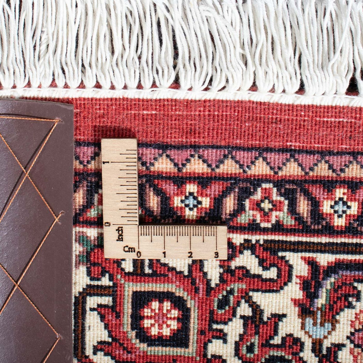 Loper Perzisch tapijt - Bijar - 313 x 82 cm - donkerrood